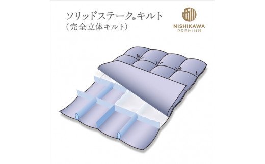 【nishikawa/西川】羽毛ふとん/ポーリッシュホワイトグースダ