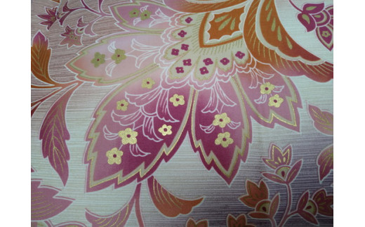 極上純綿　もめん布団　掛敷セット　(みやび柄・赤)【CW100W