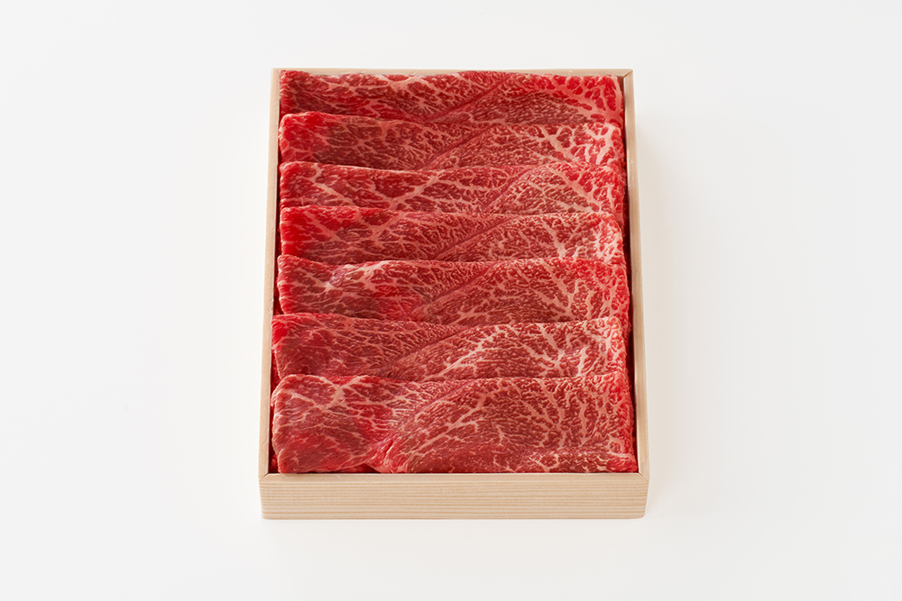 近江牛『赤身』すき焼きしゃぶしゃぶ用450g【寛閑観】【FR05