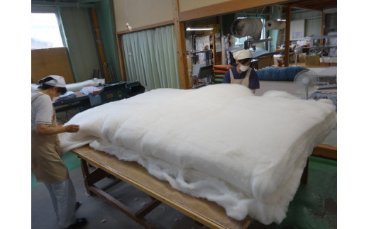 極上純綿　もめん布団　掛敷セット　(みやび柄・赤)【CW100W