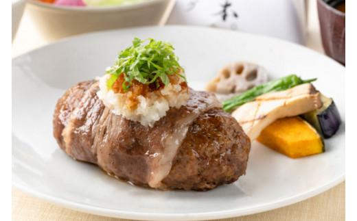 【カネ吉山本】近江牛包みハンバーグ　150g×4ヶ（手作り和