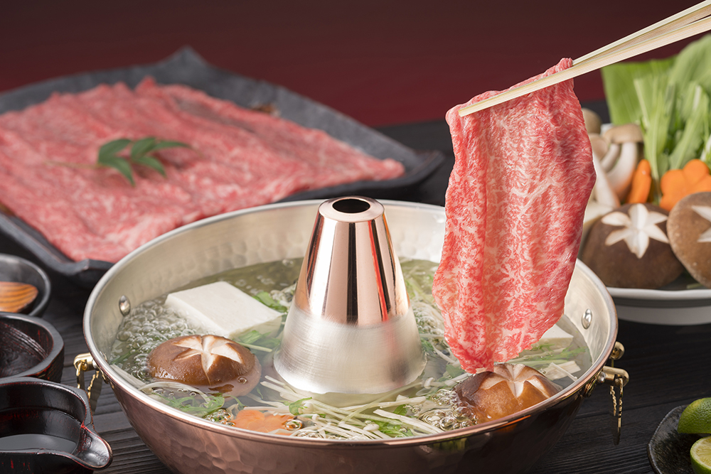 近江牛『赤身』すき焼きしゃぶしゃぶ用450g【寛閑観】【FR05