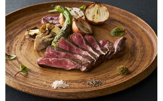 【寛閑観】近江牛　赤身ステーキ130ｇ×2枚（ランプ・イチ