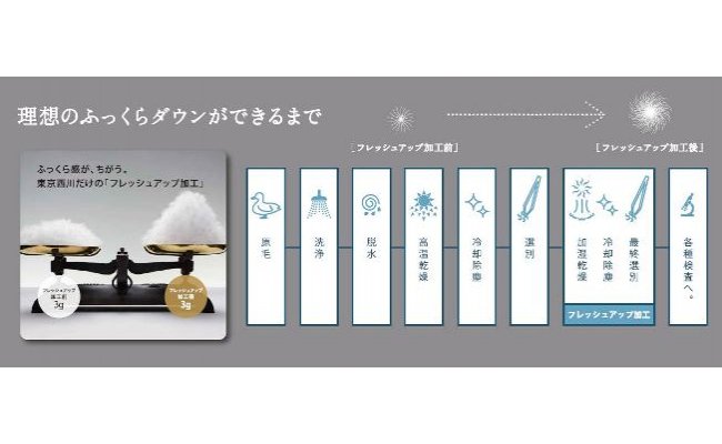 【nishikawa/西川】羽毛ふとん/ジーリンホワイトグースダウン