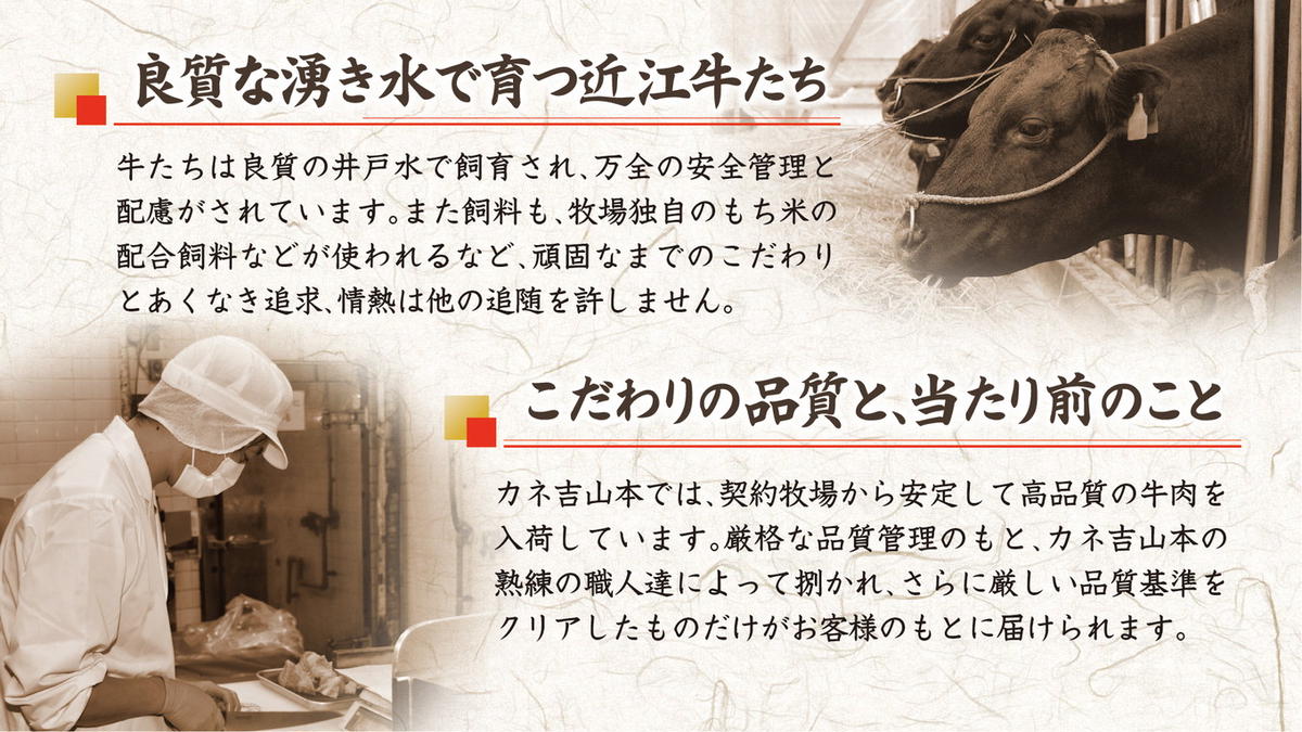 【4等級以上】【カネ吉山本】近江牛[極] ステーキ用 サーロ