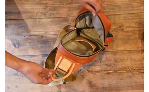 ハンドメイド　上質な素材で作った大人のワンショルダー