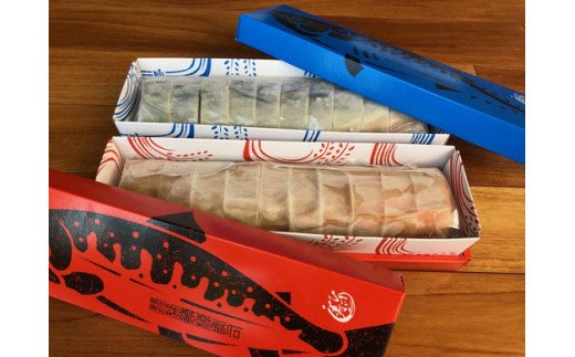 プレミアムびわます棒寿しとひさご寿し名物の鯖寿し詰合