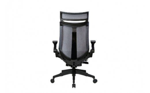 イトーキ アクトチェアブラック×ダークグレー オフィスチ