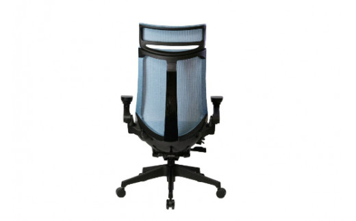 イトーキ アクトチェア ブラック×ダックブルー オフィスチ