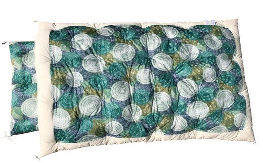 極上純綿　もめん布団　和タイプ・掛敷セット　(ゆらぎ柄