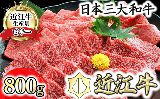 【2月末までに発送】近江牛A5ランク焼肉美味セット【800g】