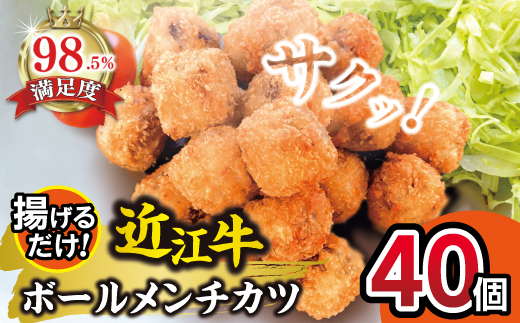 近江牛ボールメンチカツ　40個【AB85W】