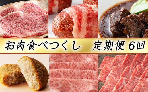 【定期便6回】【カネ吉山本】お肉食べつくし定期便-輝-【Y1