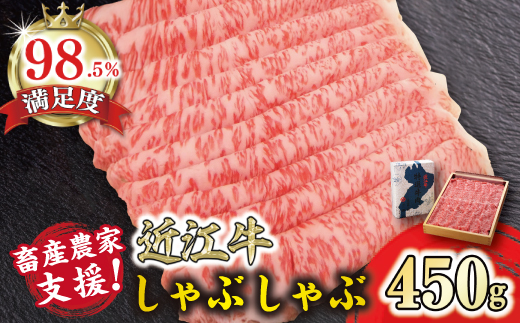 近江牛しゃぶしゃぶ用【450ｇ】【N005W】