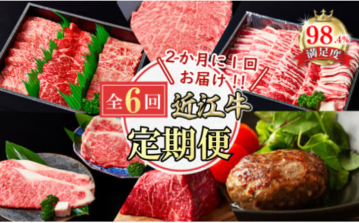 【定期便】近江牛ステーキ/ ハンバーグ/焼肉/すきしゃぶ/ブ
