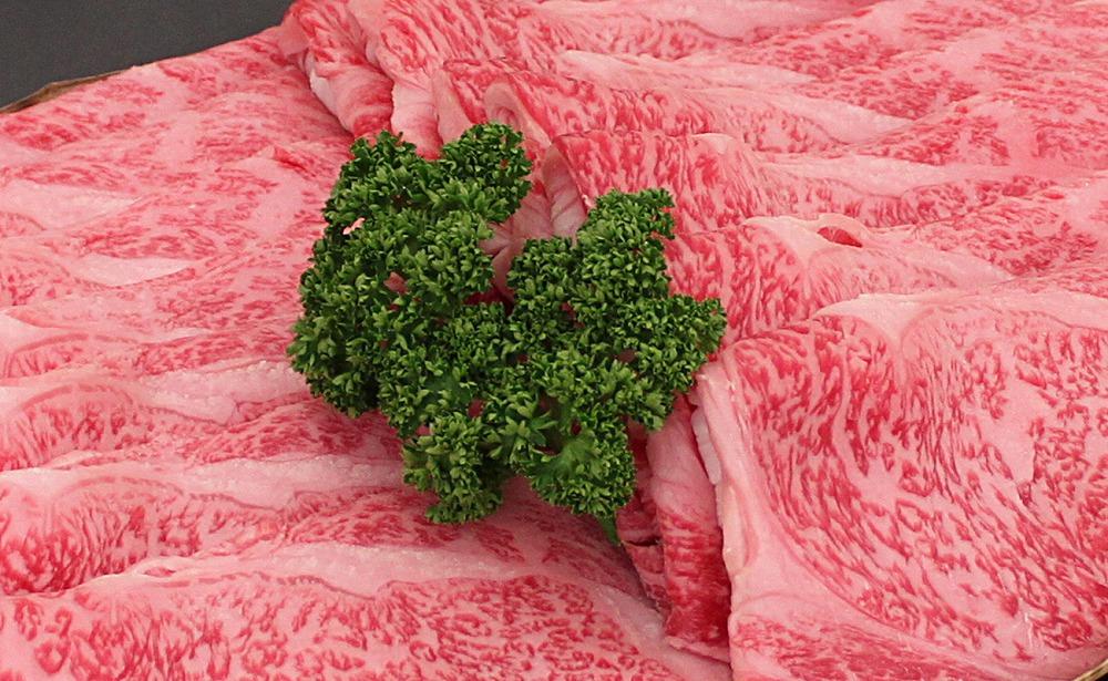 純近江牛すき焼き・しゃぶしゃぶ用厳選ロース肉500g