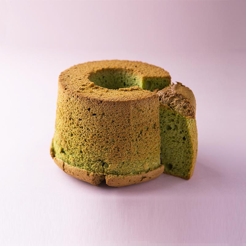 お茶屋の抹茶シフォンケーキ