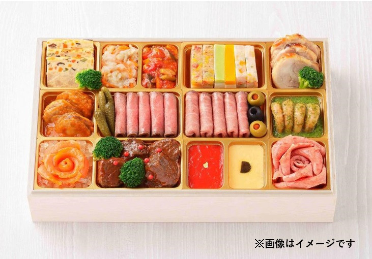 おせち 「 銀座カンセイ 」 洋風オードブル 一段重 2～3人前（滋賀県草津市で製造）｜洋風 おせち 1段 2人前 3人前 正月 新春 2026年 令和8年 お祝い おせち料理 お取り寄せ