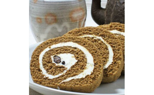 お茶屋のほうじ茶ロールケーキとほうじ茶生チョコレート／草津市 和 スイーツ デザート セット 千紀園