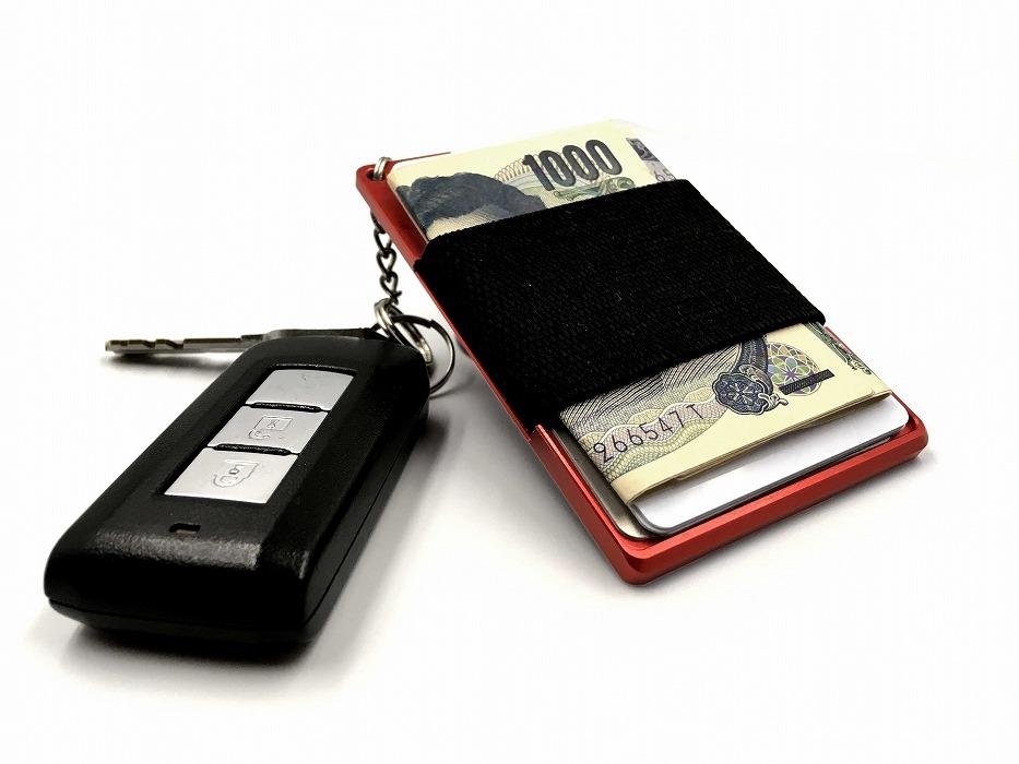 ミニ財布　ヌメロ（レッド／ご希望のナンバー「9」）