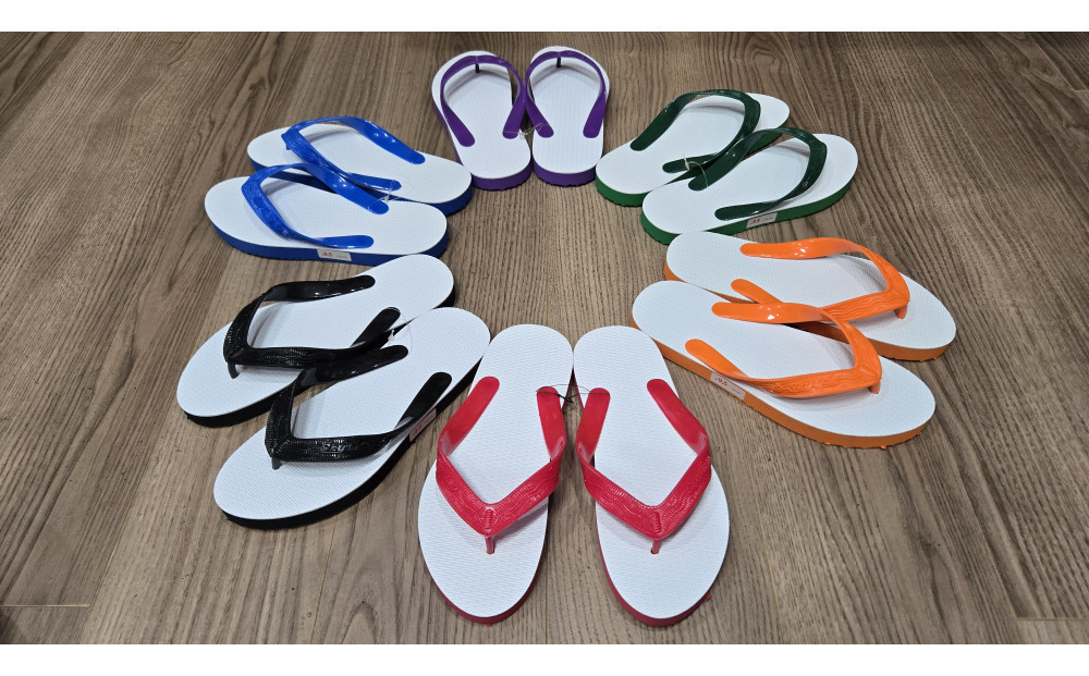 アート島ぞうり＜黒＞