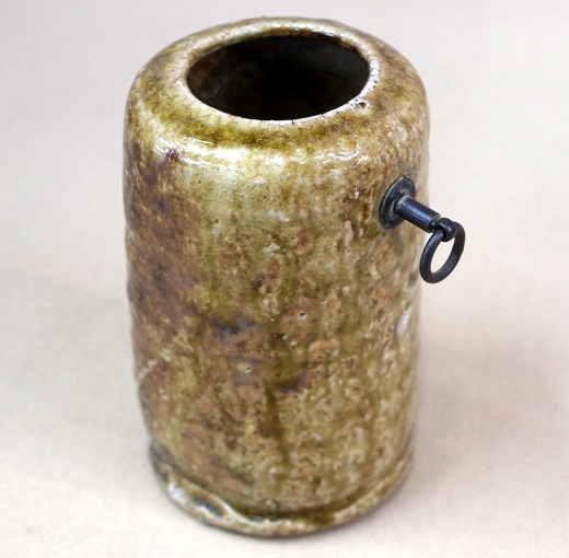 信楽焼 上田寿方作 灰被旅枕