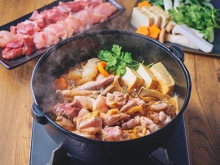 近江黒鶏　特選鶏すきセット　1パック750ｇ入り（2～3人前）（鶏肉のみ）