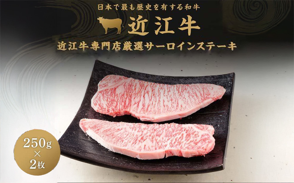 【12/10までの決済完了で年内発送】近江牛サーロイン ステーキ 250g×2枚