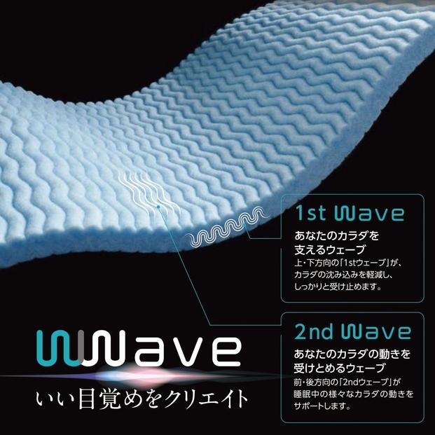 nishikawa(西川) Wwave Xタイプ(ハード)  敷きふとん シングル