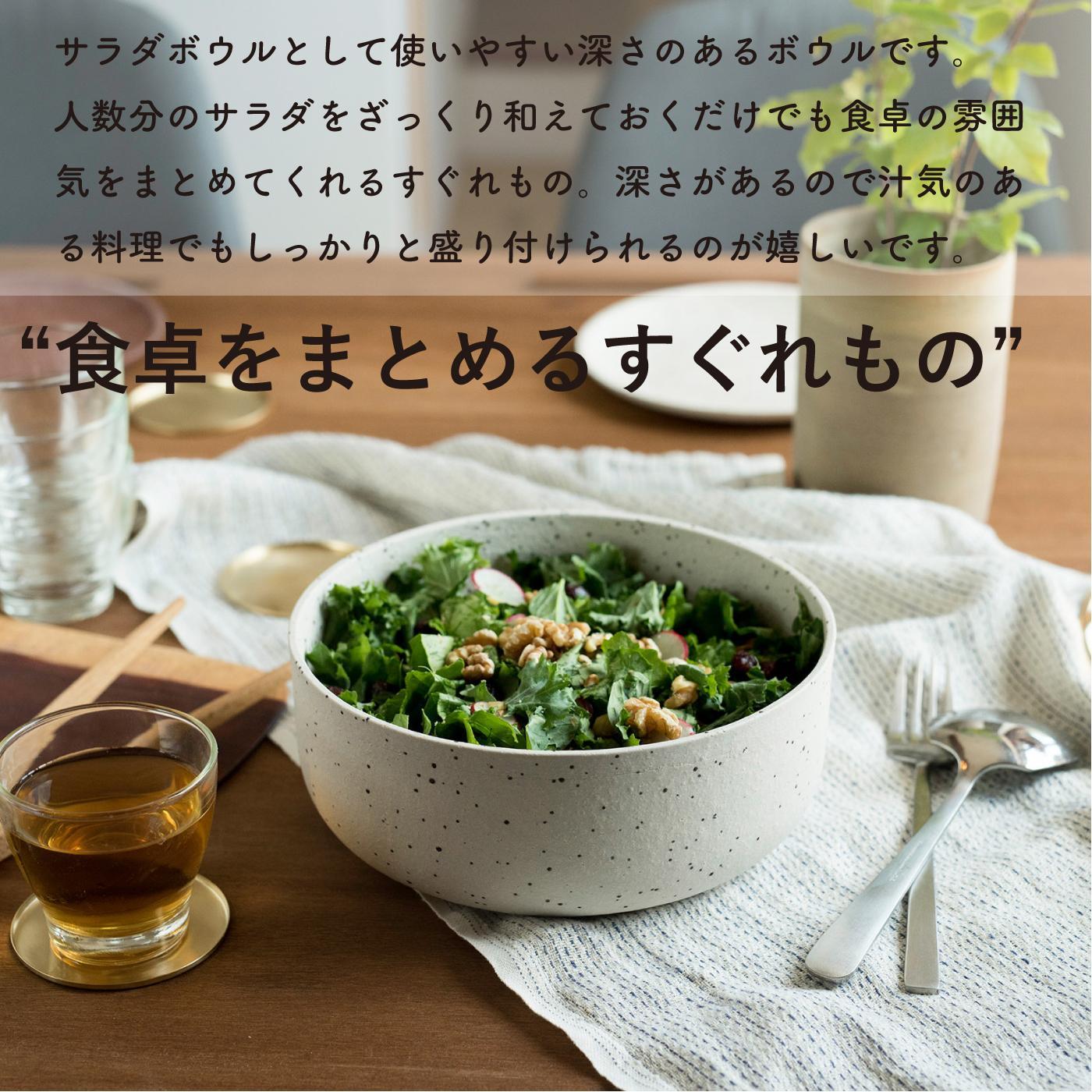 【信楽焼・明山】GRAIN WARE　MIKAGE　BOWL(L)　ac-03