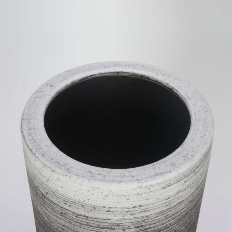 【信楽焼】 刷毛目 傘立 (9144-08)