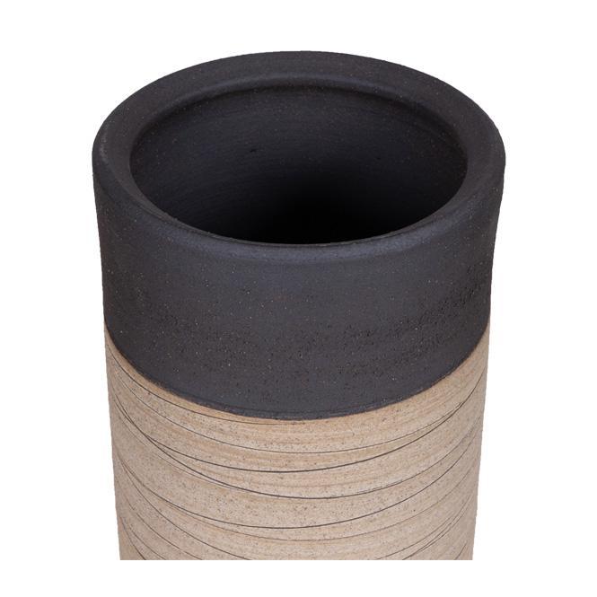 【信楽焼】 ストリーム切立 傘立 (043395)