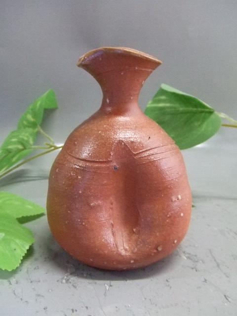 【信楽焼】澤　清嗣　スカーレット色　徳利＆ぐいのみセット（nwu-006）