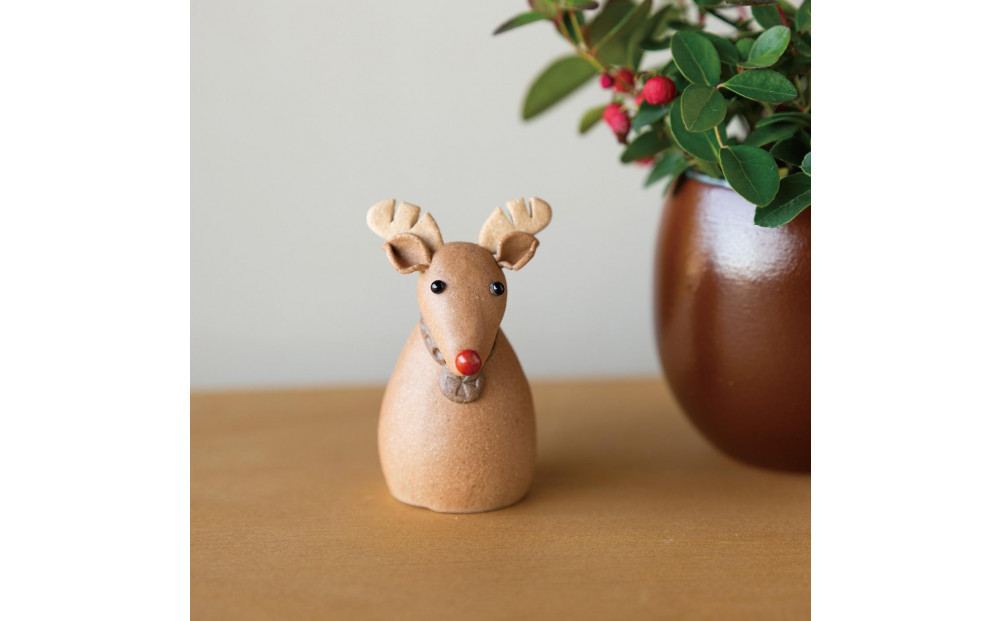 【信楽焼・明山】トナカイ　s15-10