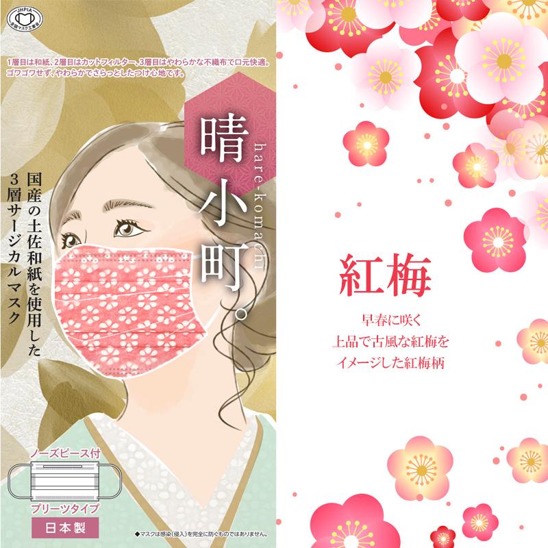 国産和紙　サージカルマスク　４種類×20枚