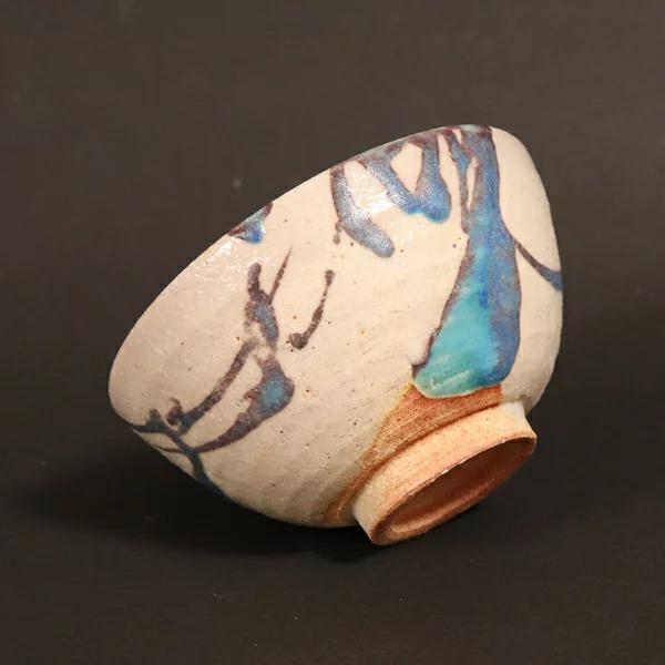 【2個セット】信楽焼 碧水飯碗　ペアセット