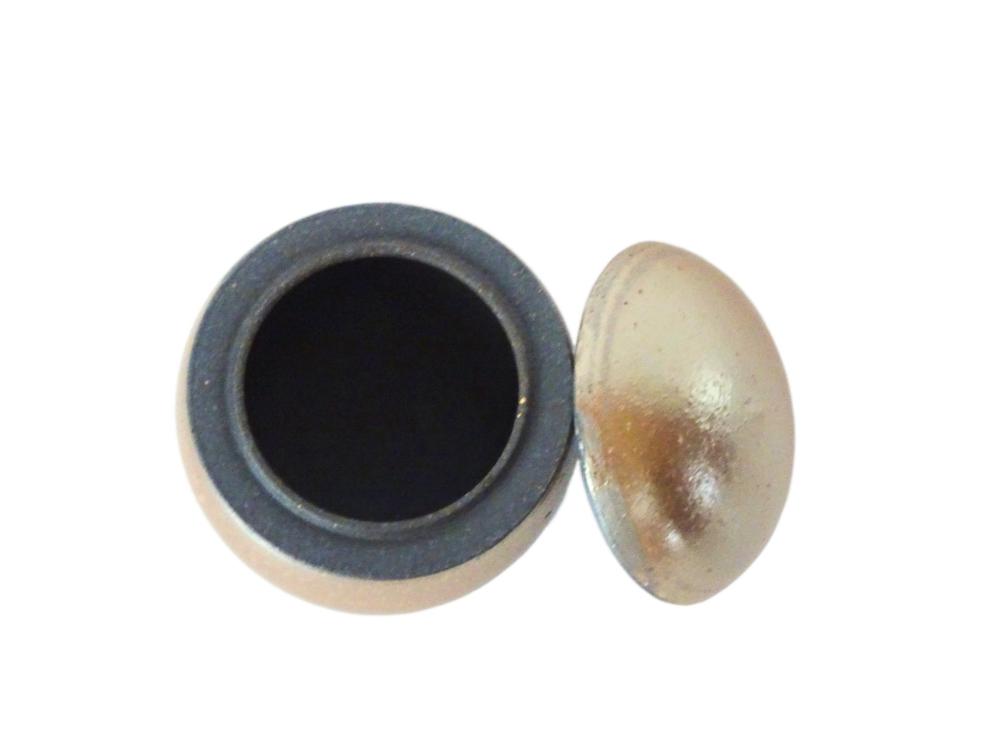 伝統工芸 信楽焼の手元供養 分骨用ミニ骨壺 ふるさと 凪 球型 Sサイズ　　