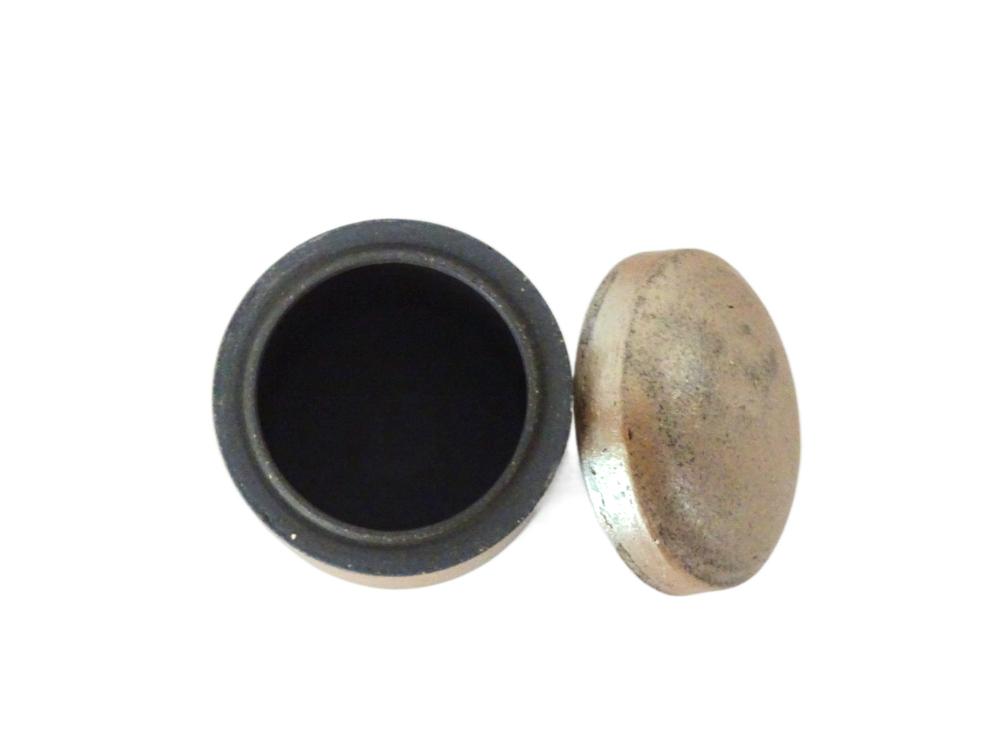 伝統工芸 信楽焼の手元供養 分骨用ミニ骨壺 ふるさと 凪 筒型 Sサイズ