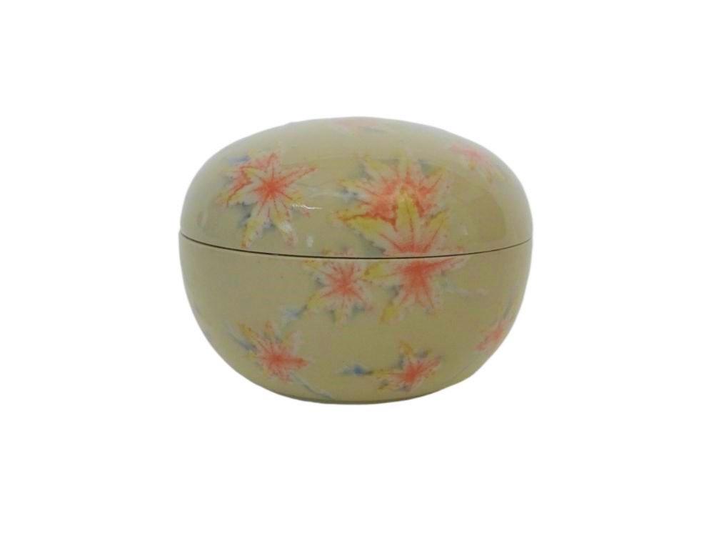 伝統工芸 信楽焼の手元供養 分骨用ミニ骨壺 久遠 紅葉