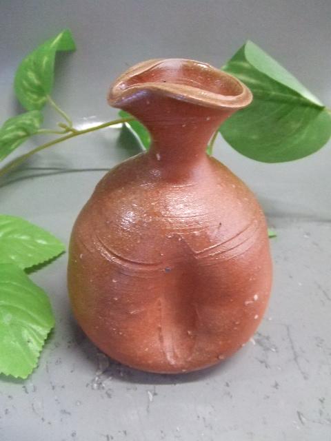 【信楽焼】澤　清嗣　スカーレット色　徳利＆ぐいのみセット（nwu-006）