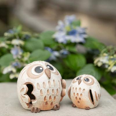 まんまるふくろう2号　hc-23　信楽焼・明山