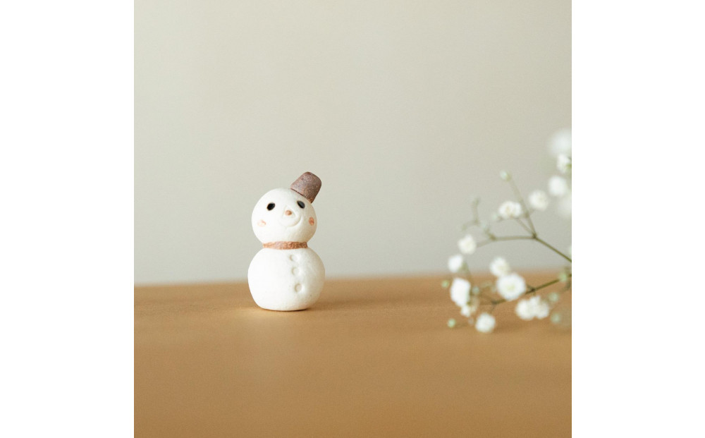 【信楽焼・明山】プチドールセット（サンタ/トナカイ/ゆきだるま/プレート）s15-dollset