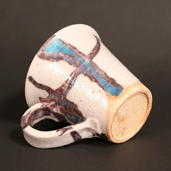 信楽焼 碧水マグカップ