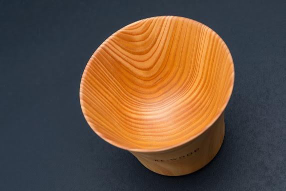 タンブラーNUKUMORI（M） 無垢材 びわ湖を育んだ滋賀県産 ヒノキ