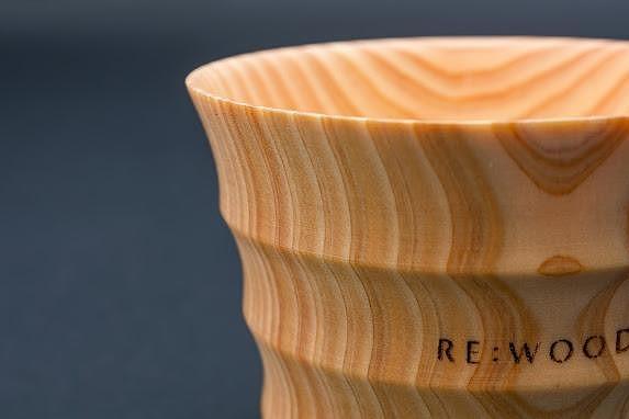 タンブラー NAJIMU (M)(L)  2個セット 無垢材 びわ湖を育んだ滋賀県産 ヒノキ