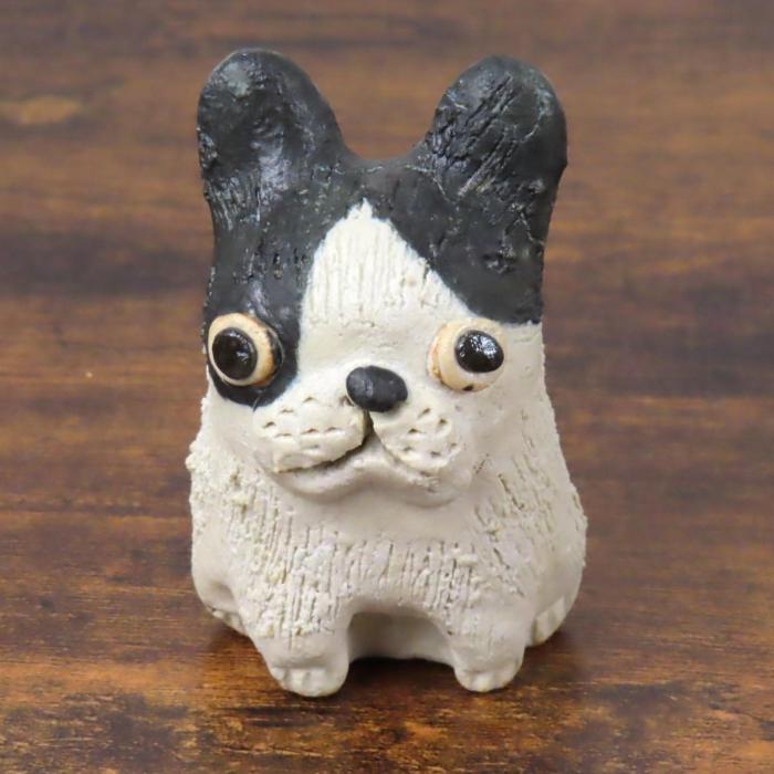 信楽焼　手作りフレンチブルドッグ　an-012