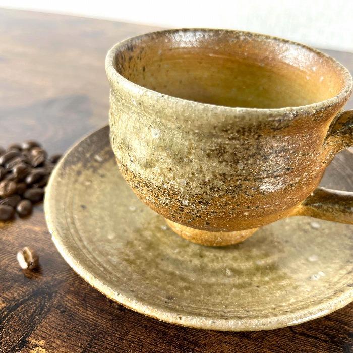 【高橋楽斎 作】信楽焼コーヒー碗皿　mu-017