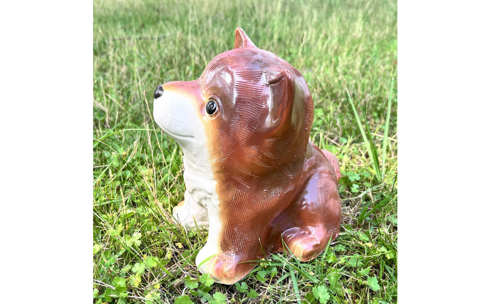 信楽焼　信楽焼 豆柴犬（茶）