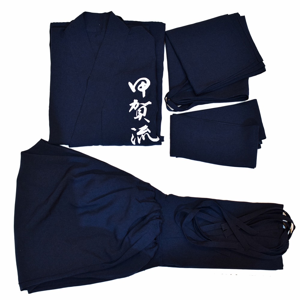 甲賀流忍者衣装 赤 長袖