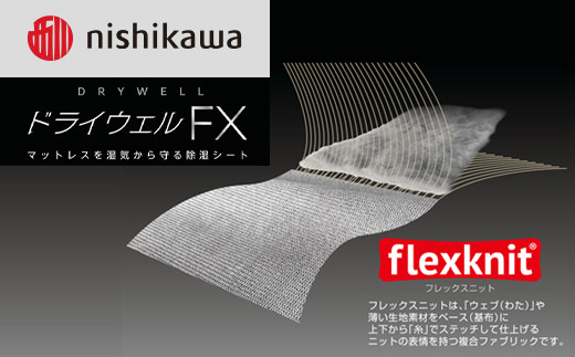 【先行予約】nishikawa(西川)ドライウェルFX 洗える除湿シートCM04906001/730